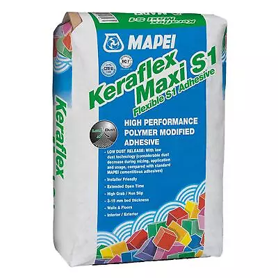 Mapei Keraflex Maxi S1 Flexible Tile Adhesive 20kg • £43.34