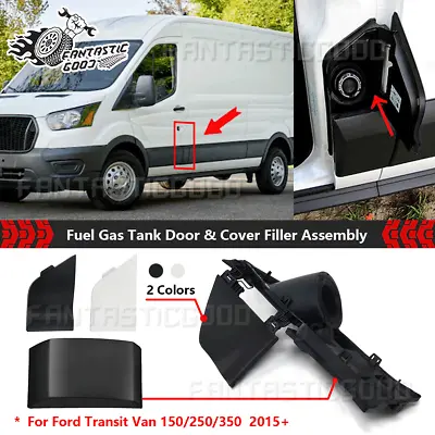 For Ford Transit Van 150/250/350 2015+丨Fuel Gas Tank Door& Cover Filler Assembly • $76.89