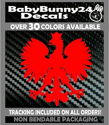 $5.99 • Buy Polish Falcon Eagle Pride Polska Polski Truck Van Car Vinyl Decal Sticker