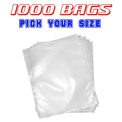 1000 Pcs BPA Free 3 Mil Vacuum Chamber Bag Great For Food Vac Storage JORESTECH • $78.99