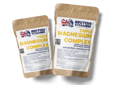 £1.99 • Buy Magnesium Complex Triple, Chelated Taurate Citrate Glycinate Boosted Absorption
