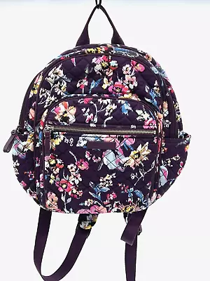 Vera Bradley Indian Rose Small BackPack Quilted Floral • $26.95