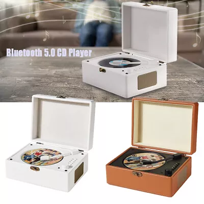 【Soft Voice】Desktop Bluetooth 5.0 CD Player W/ Speaker CD Player For Home Retro • $112.99