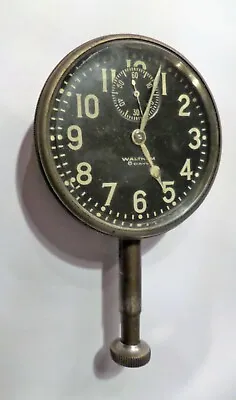Waltham Vintage Car Clock 8 Day. 7 Jewel   Runs   2 1/4  Dial • $145