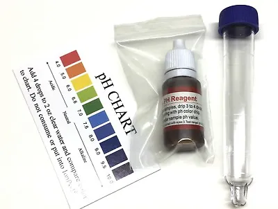 $10.95 • Buy PH Test Drops - PH Checker PH Reagent Kit Alkaline Drinking Water Test 