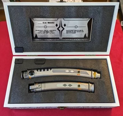 Star Wars Ahsoka Tano Legacy Lightsaber Hilts Rebel Disney Store Limited Edition • £450