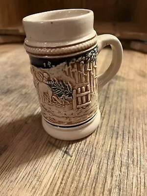 Vintage Miniature Beer Stein. 3 3/4”h X 2 1/4” • $4.97