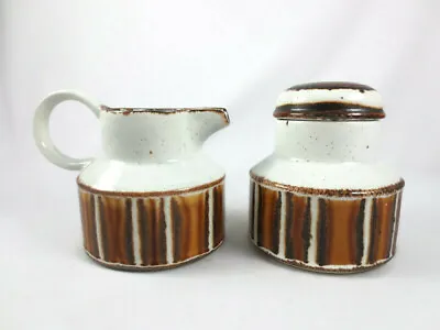 Vintage Earth Stonehenge Midwinter Sugar & Creamer Set Retro Mid Century Modern • $24.99