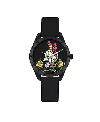 Ed Hardy Ladies Black/Black Plain Watch Analog • $24.99