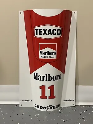 WOW!Curved FORMULA 1 F1 Mclaren Race Car Nose Sign Grand Prix James Hunt • $59