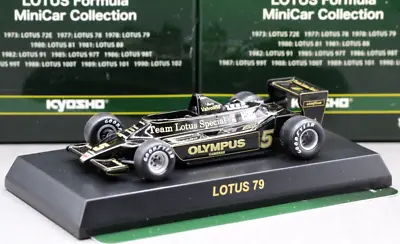 Kyosho 1/64 Lotus Classic Team Formula Collection 79 F1 No.5 1979 Mario Andretti • $32