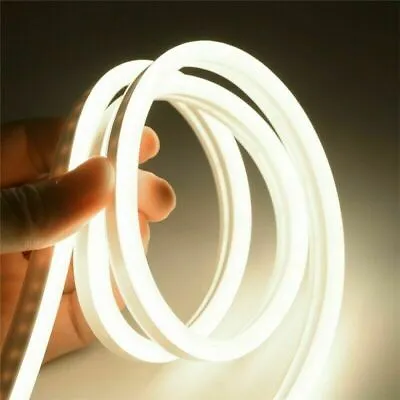 LED Rope Lights Neon Strip Light Outdoor Waterproof Flexible Tupe Light 12V 1M • $6.99