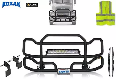 EX-Guard Black Front Grille Bumper Guard For Mack CX 1999 - 2003 + SET • $2199.99