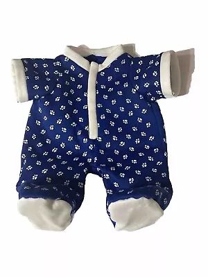 Snoopy's Wardrobe Blue Sleeper PJs 1 Piece Outfit For 10” Plush Snoopy Vintage • $18.50