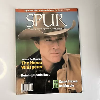 1998 Spur Magazine Thoroughbred Country Life June Robert Redford Bob Baffert • $19.95