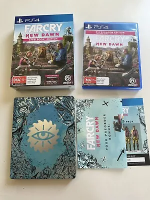 Far Cry New Dawn PS4 Steel Book Edition • $39.99