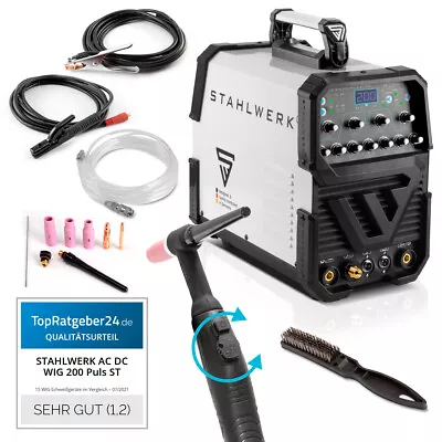 Welder STAHLWERK AC/DC TIG 200 Pulse ST TIG Inverter Welding Machine With MMA • £458.32