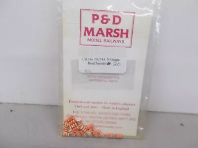 P & D Marsh ~ 20 Highway Road Barrels ~n Scale • $4