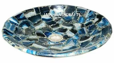 12  Round Marble Sink Wash Basin Inlay Agate Bathroom Kitchen Home Decor Room S4 • $703