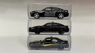 Greenlight Hot Pursuit 1/64 Dodge Charger Police 3 Cars Lot H • $10.50