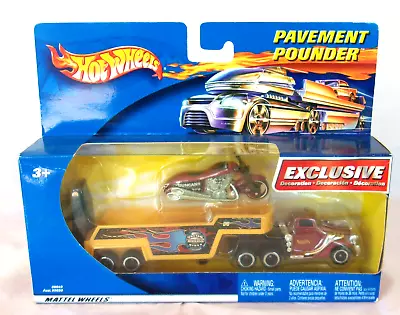 2002 Hot Wheels Pavement Pounder Custom Muscle Bikes Duncans Scorchin' Scooter • $16.99