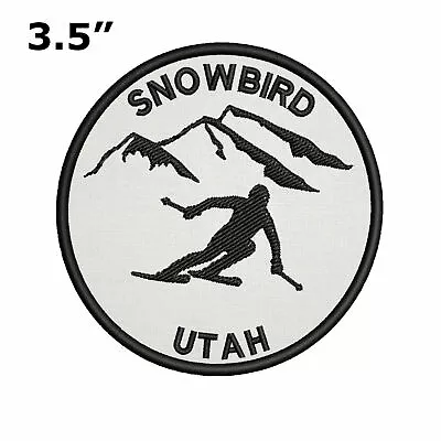 Snowbird Utah - Extreme Sports Skier 3.5  Embroidered Iron Or Sew-on Patch • $4.90