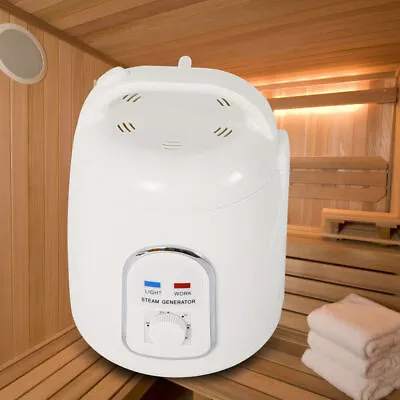 Portable Sauna Steamer Home Shower Salon Spa Steam Generator Body Therapy 1.5L • $39.91