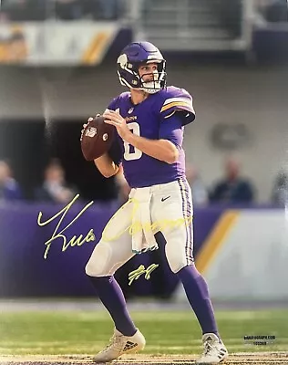 Kirk Daniel Cousins Minnesota Vikings Signed Autographed 10x8 Photo With COA • $180