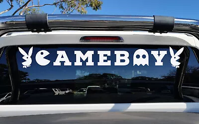 Gameboy Playboy Sticker Vinyl Decal Pacman Ghost Car Windshield Banner Helmet • $20