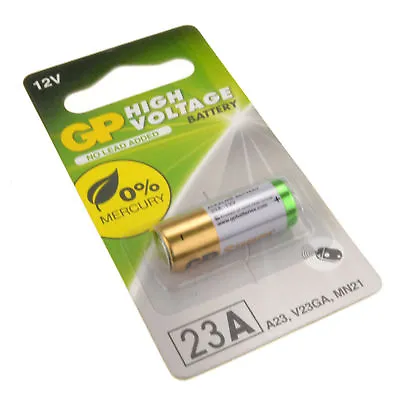 GP 23A 12V High Voltage Alkaline Battery MN21 23A LRV08 K23A E23 • £3.45