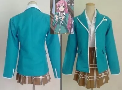 Rosario And Vampire Capu 2 Akashiya Moka School Uniform Cosplay Costume Suit  • $53