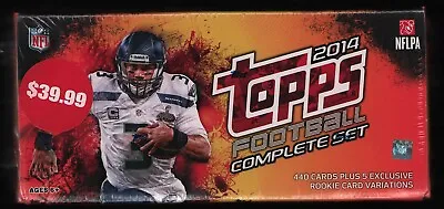 2014 Topps Football Factory Sealed Complete Set W/ 5 Rookie Variation 445 Cards • $69.95