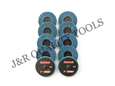 10 Pc Vct Tools 2  Roloc Sanding Flap Discs Zirconia 120 Grit  • $8.95