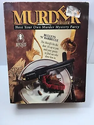 Vintage Murder Ala Carte  Bullets & Barbecue  By BePuzzled - 1994 Ed - Complete! • $11.97