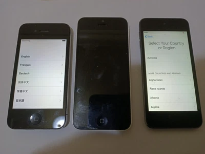 $20 • Buy IPhone 5c,4 And Ipod 4 Lot Of 3 Phones For Repair Or Parts Have Not Tested Sim 
