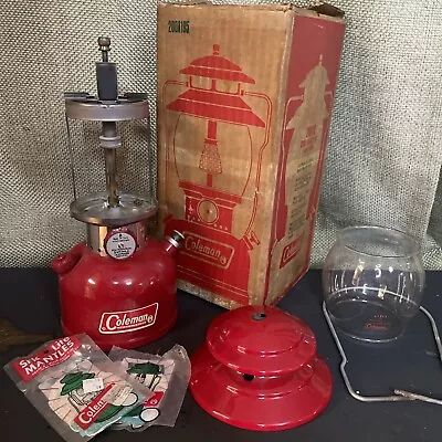 Coleman Model 200a Single Mantle Lantern Made In Usa In 10/1970 • $115