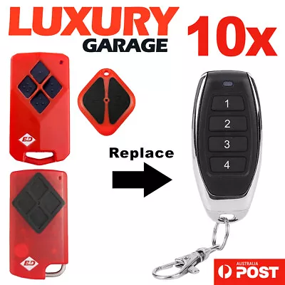 10x BND Garage Door Compatible Remote B&D BD4/BD2/TB5/TB5v2 62730 TriTran B&d • $98.82