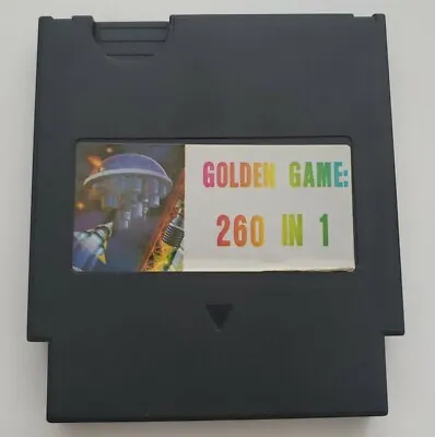 💥 Golden Game : 260 In 1 [ Nintendo ] NES Cleaned Tested Work💥100% Athentic💥 • $47.55