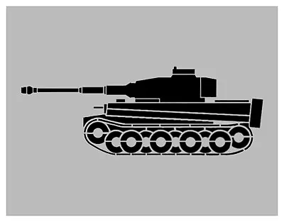 US Military Army Tank 11  X 8.5  Custom Stencil FAST FREE SHIPPING • $12.93