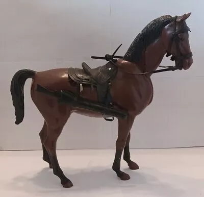 Vintage Marx Johnny West Brown Horse Moveable Head-Neck. See Pics For Condition. • $25