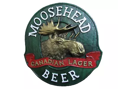 Vintage Plastic 3-D Moosehead Canadian Lager Beer Sign • $24.95