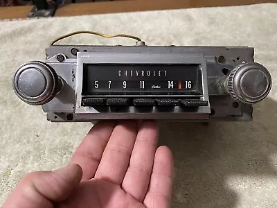 Vintage Chevrolet AM Radio Delco 7294181 1966 1967 Chevelle 60’s • $130