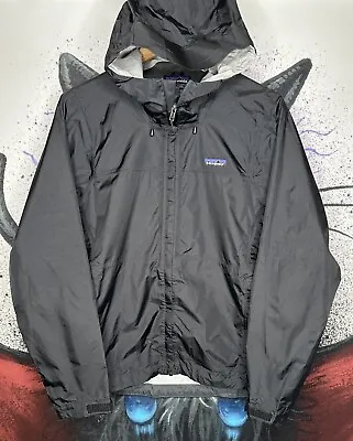Patagonia Torrent Shell H2NO Jacket 83807 Lightweight Windbreaker Black - S • $40