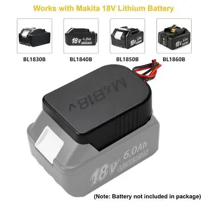 $19.52 • Buy Battery Adapter 14AWG Power Wheels Adapter For Makita 18V/14.4V Mount Connector