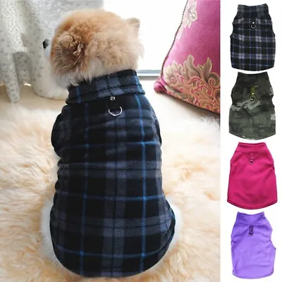 £8.36 • Buy Pet Dog Warm Coat Fleece Jacket Jumper Sweater Puppy Winter Clothes Vest Outfit