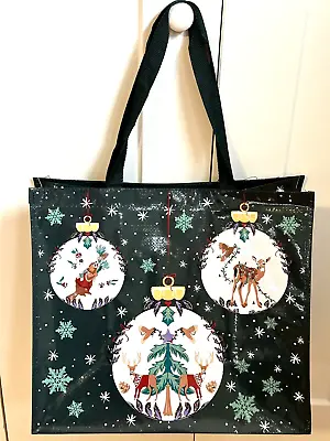 VERA Bradley In Merry Mischief Ornaments MARKET Tote RECYCLABLE Shopping Or Gift • $12