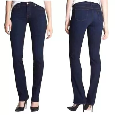 J Brand Jeans Womens 30 Blue Dark Wash Ignite Cotton Blend Cigarette Leg • $42.49