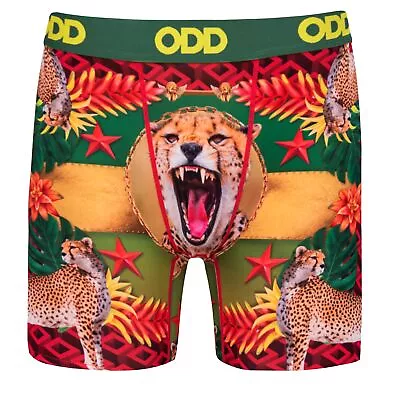 Odd Sox Men's Novelty Underwear Boxer Briefs Cheetahs High Fashion • $22.99