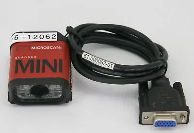 12062 Microscan Quadrus Mini Fixed Barcode Scanner Fis-6300-0140g • $305.97