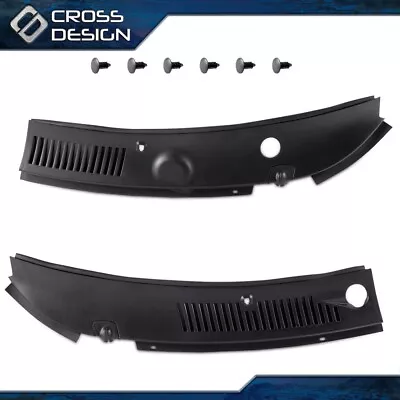 2Pcs Windshield Wiper Cowl Vent Grille Panel Hood Fit For 1999-2004 Ford Mustang • $25.49